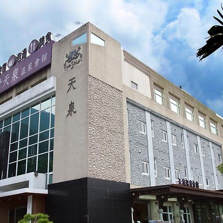 The Solas Hot Spring Resort Nantou Exteriör bild