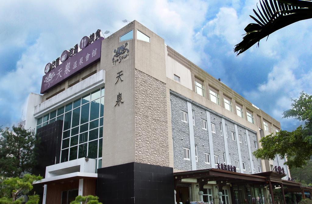 The Solas Hot Spring Resort Nantou Exteriör bild